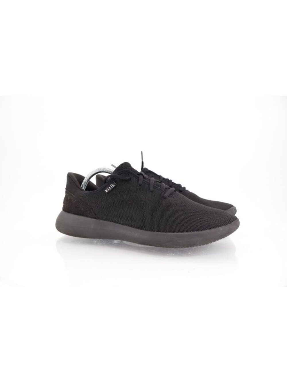 Kizik Madrid Eco Knit Hands Free Men's Size 12 Slip On Shoes Black Sneakers